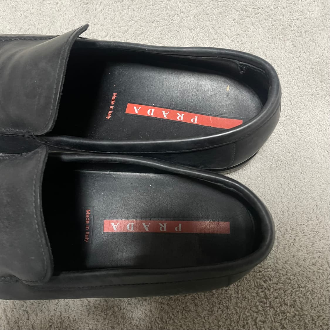 265) 프라다 스포츠 레더 로퍼 구두 상품이미지6
