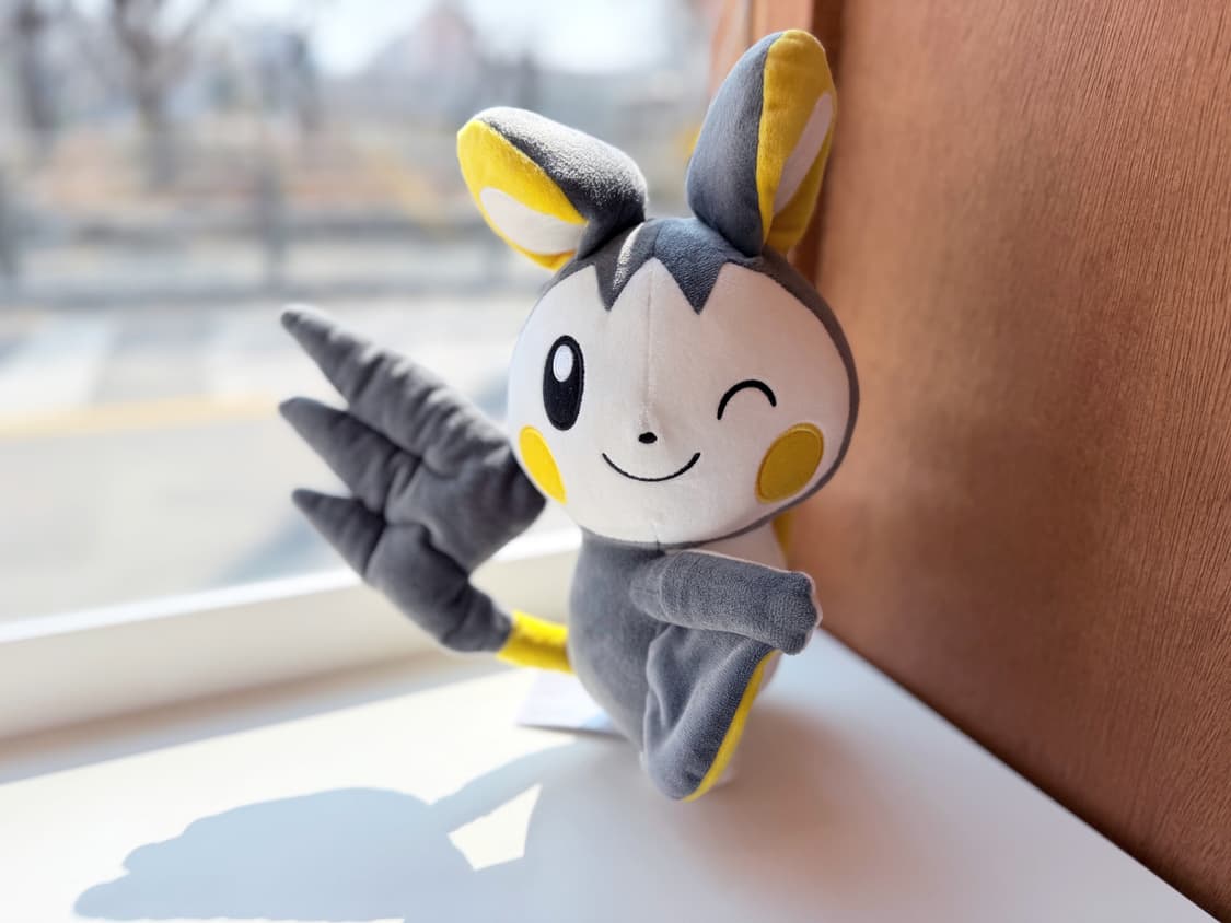 일본 반다이 포켓몬 에몽가 봉제인형 30cm 상품이미지3