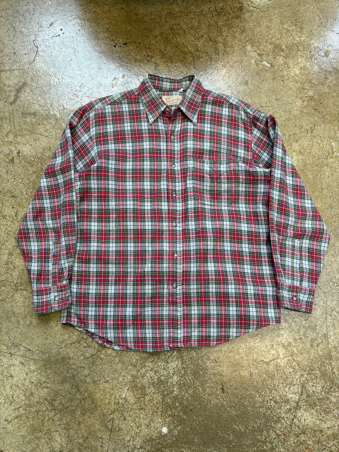 빈티지 체크 플란넬 셔츠 상품이미지2