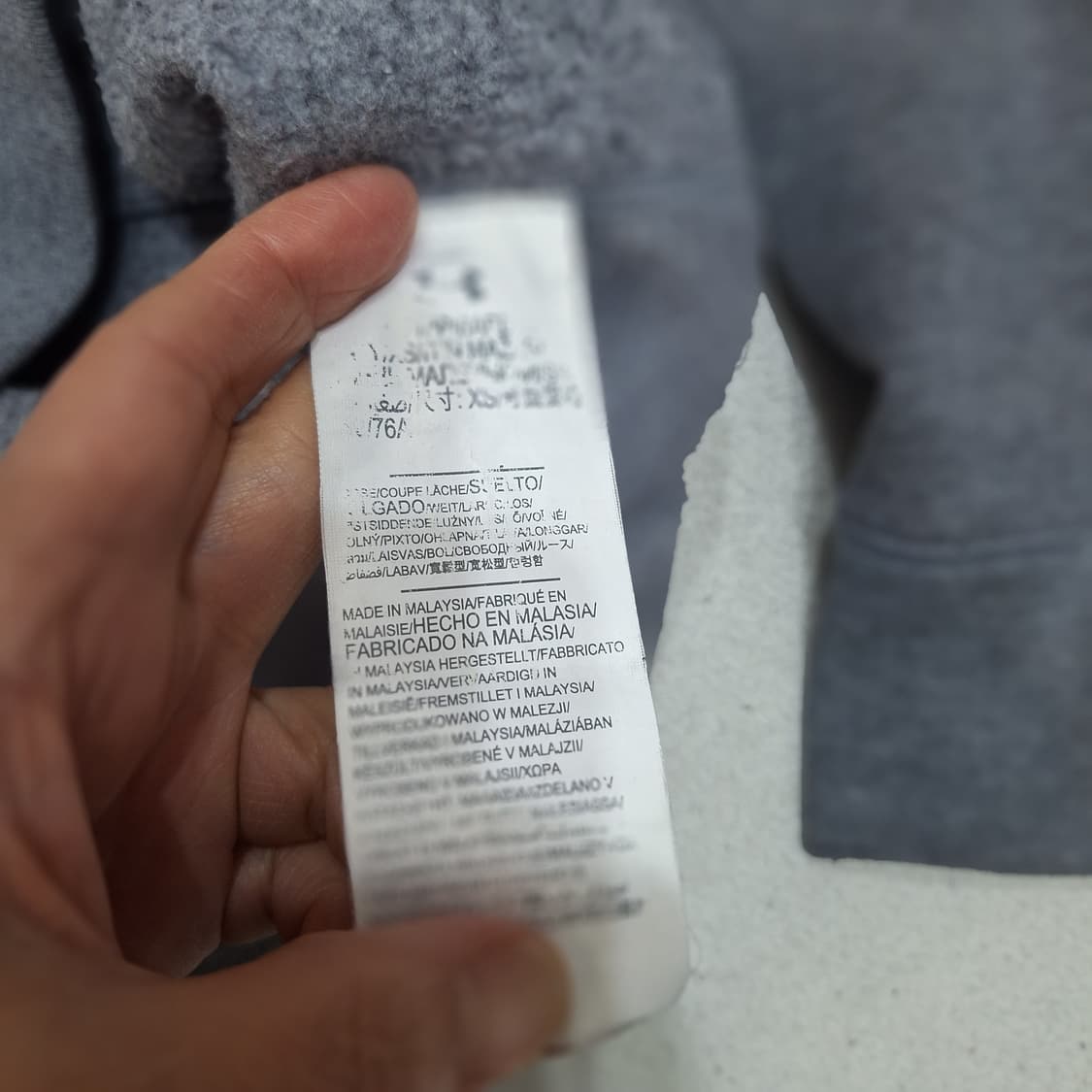 언더아머  후드집업XS 상품이미지3