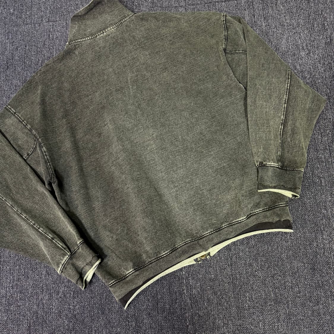 펜필드 페이디드 인디고 카키 풀집업 상품이미지9