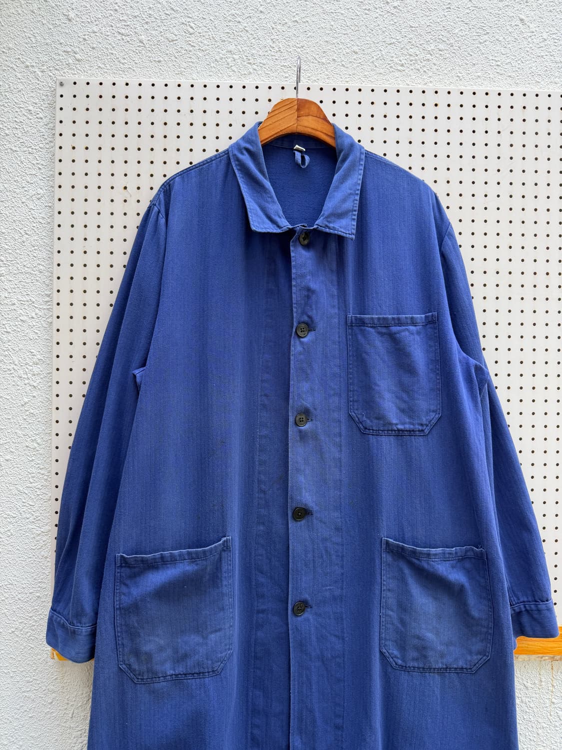 70s HBT OLD EURO ATELIER COAT 헤링본 프렌치샵코트 상품이미지3