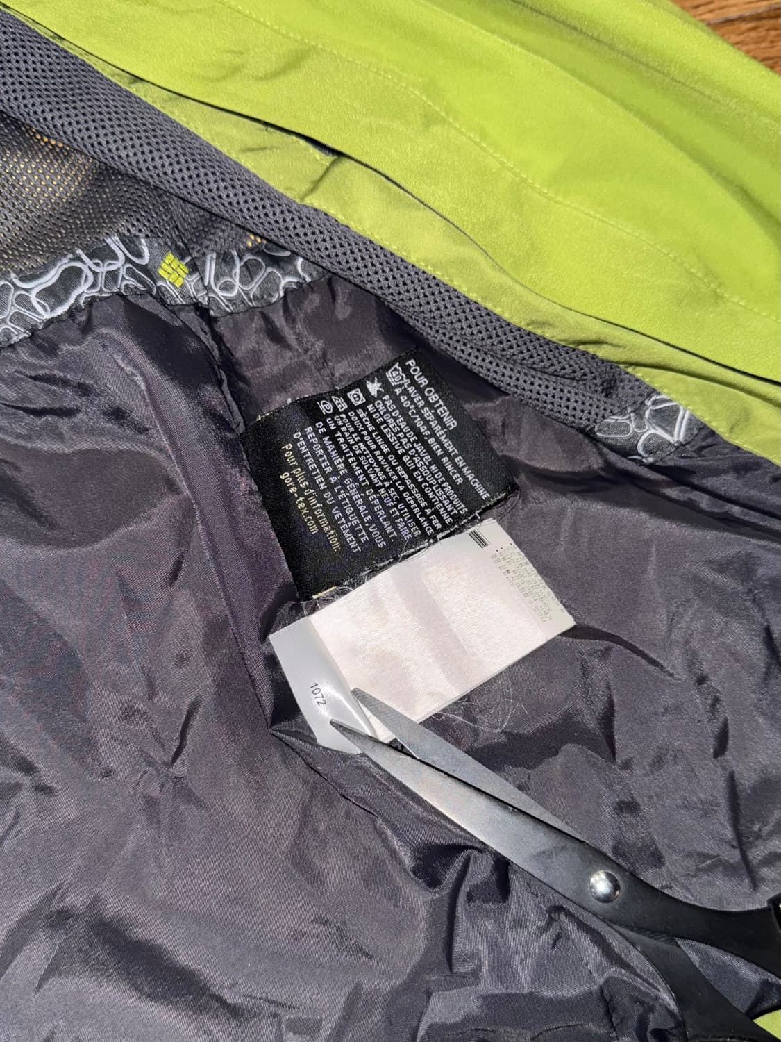콜롬비아 고어텍스 바람막이  상품이미지9