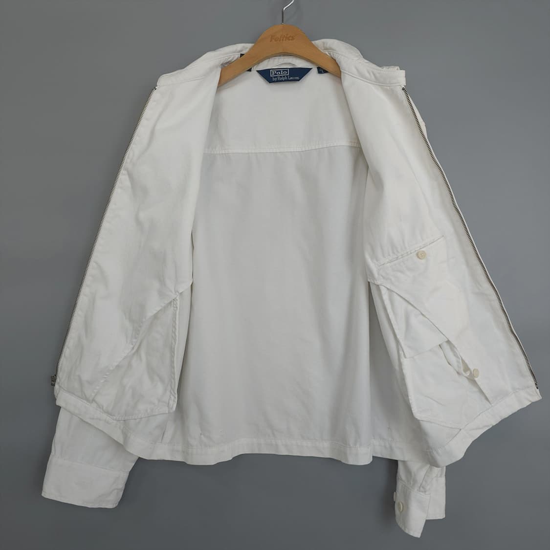 폴로 랄프로렌 Polo by Ralph Lauren 화이트 집업 자켓 L 상품이미지7