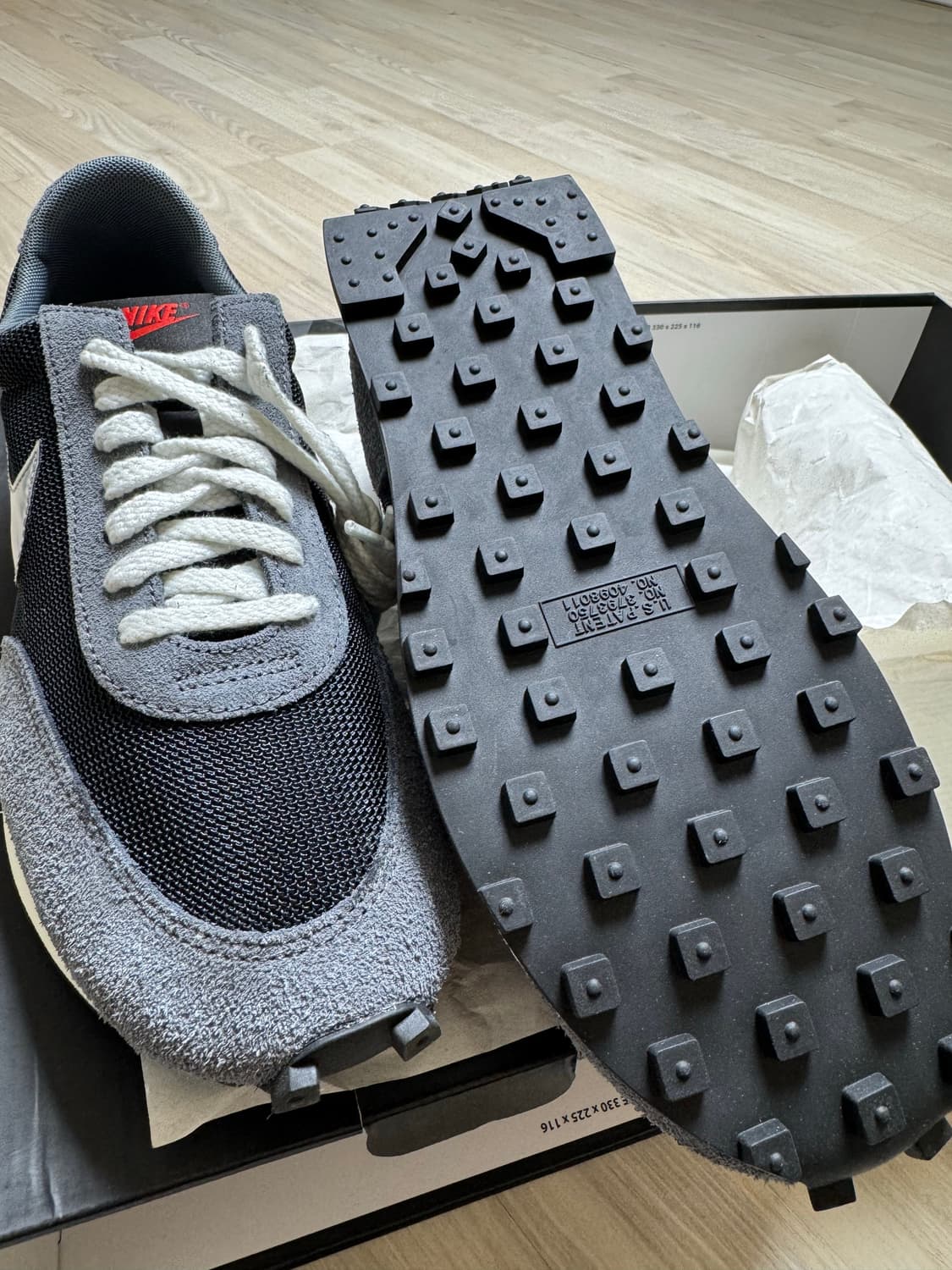 [새제품] 나이키 데이브레이크 SP 블랙 메탈릭 실버 265 상품이미지2