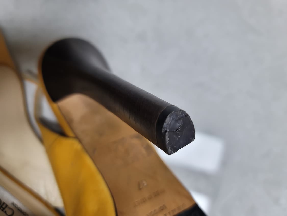 지미추 가죽 여성 하이힐 37(240) 상태확인 상품이미지8