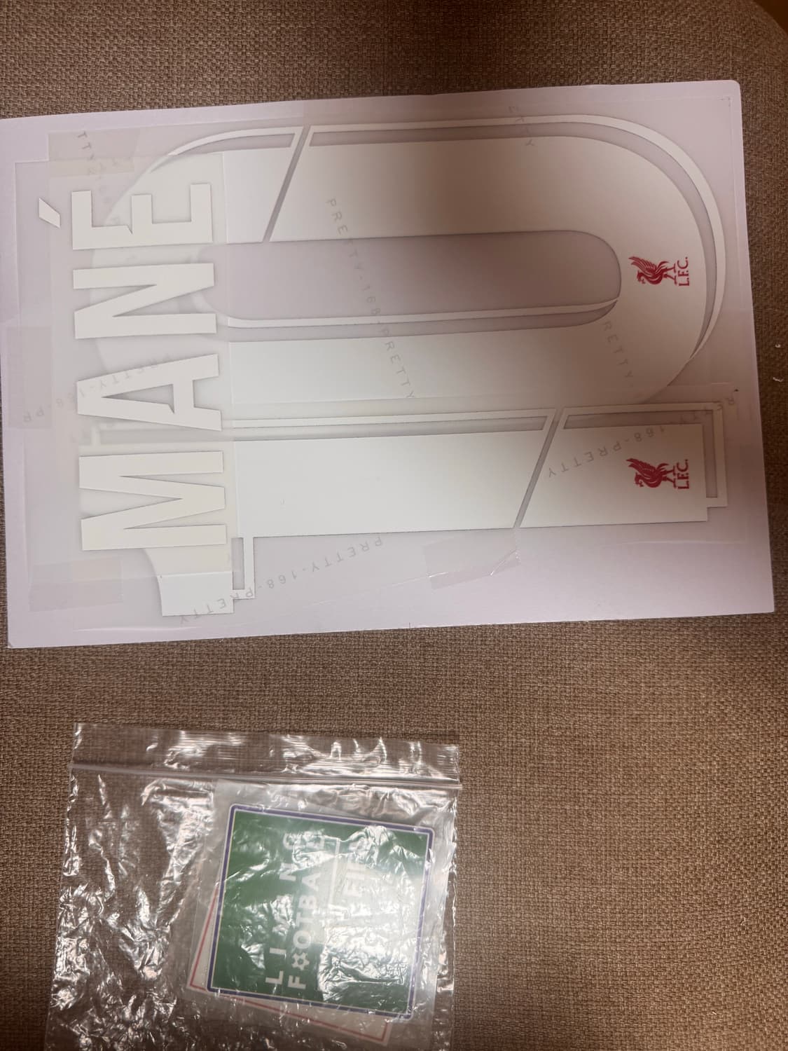 (정품)리버풀 19-20 클럽월드컵 마네 마킹 패치 세트 상품이미지2