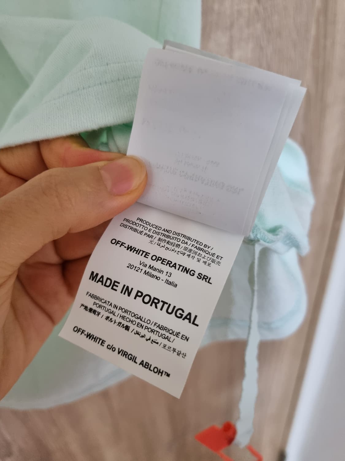 오프화이트 반팔티  상품이미지9