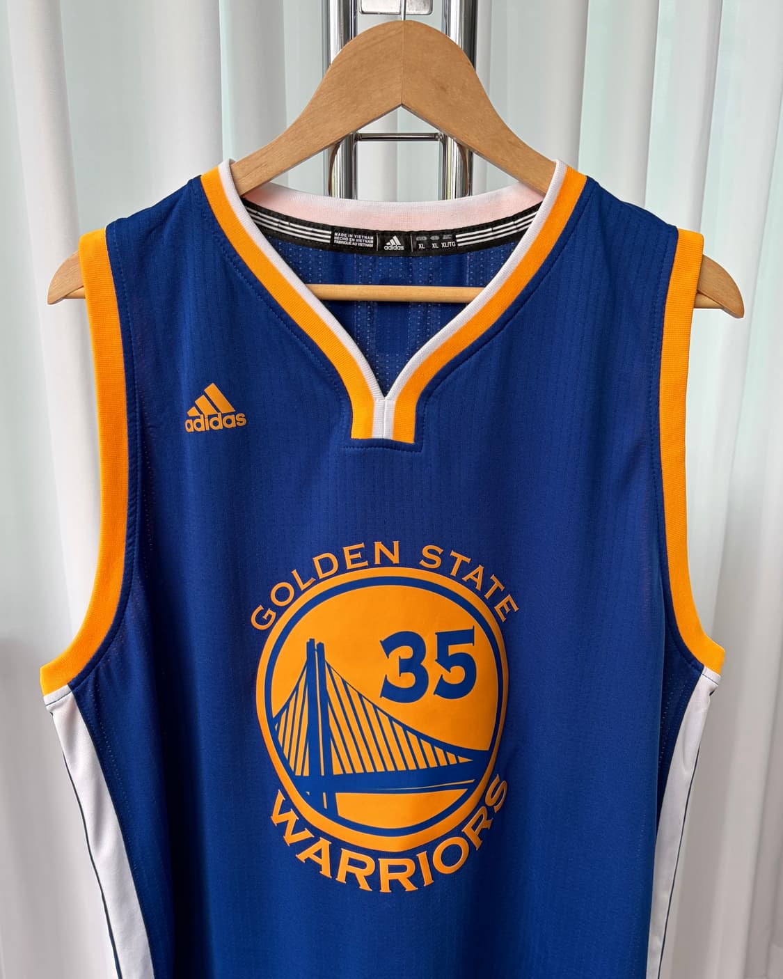 [XL]아디다스 NBA 골든스테이트 케빈 듀란트 스윙맨 농구 져지 상품이미지3