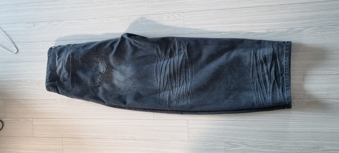 어널러코드 엠보워싱 데님팬츠[블랙] 상품이미지4