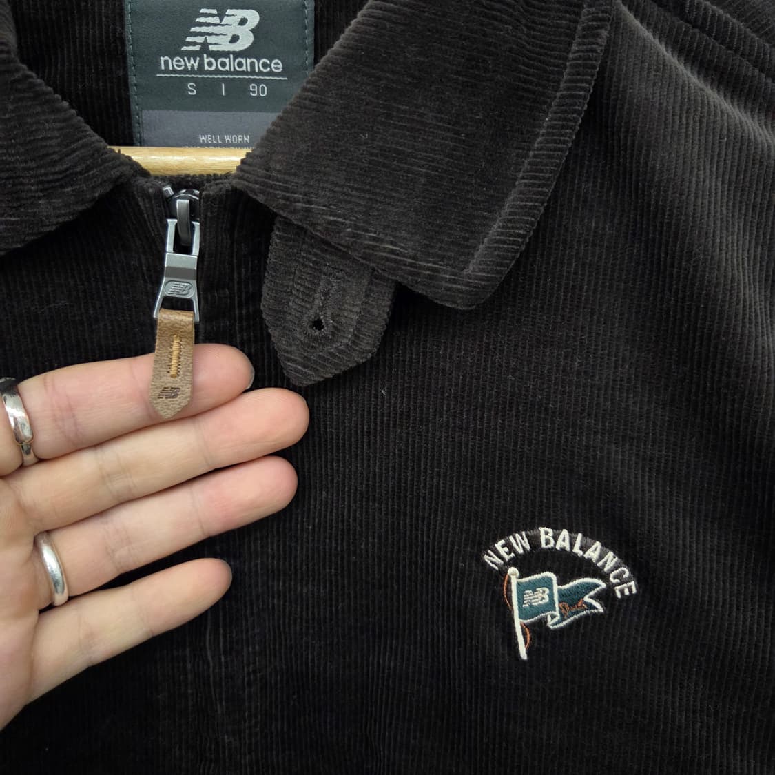 뉴발란스 코듀로이 자켓 브라운 남성 S 상품이미지3