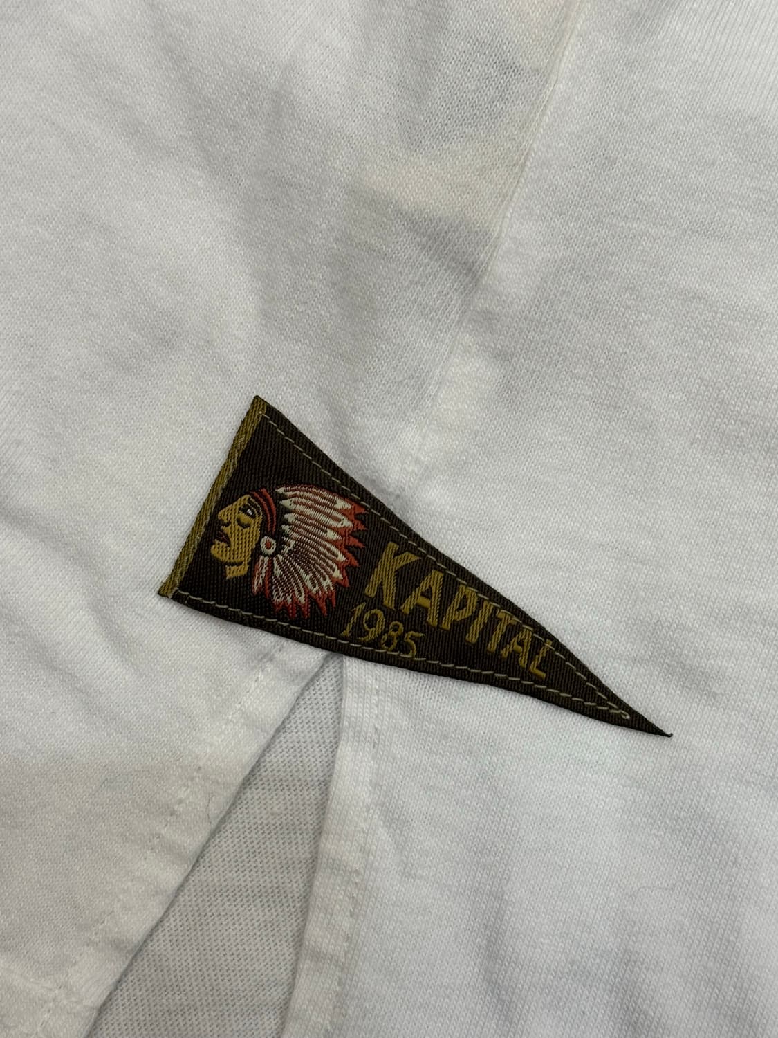 [L] 캐피탈 20 저지 패넌트 티셔츠 3 플래그 화이트 상품이미지4