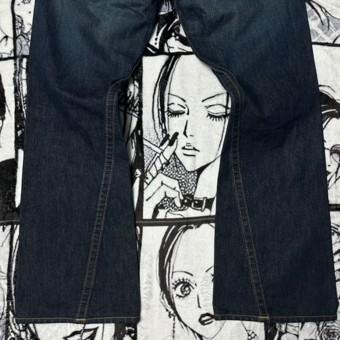 트루릴리젼 트루진 조이 JOEY 스터드 가죽 데님 팬츠 상품이미지8