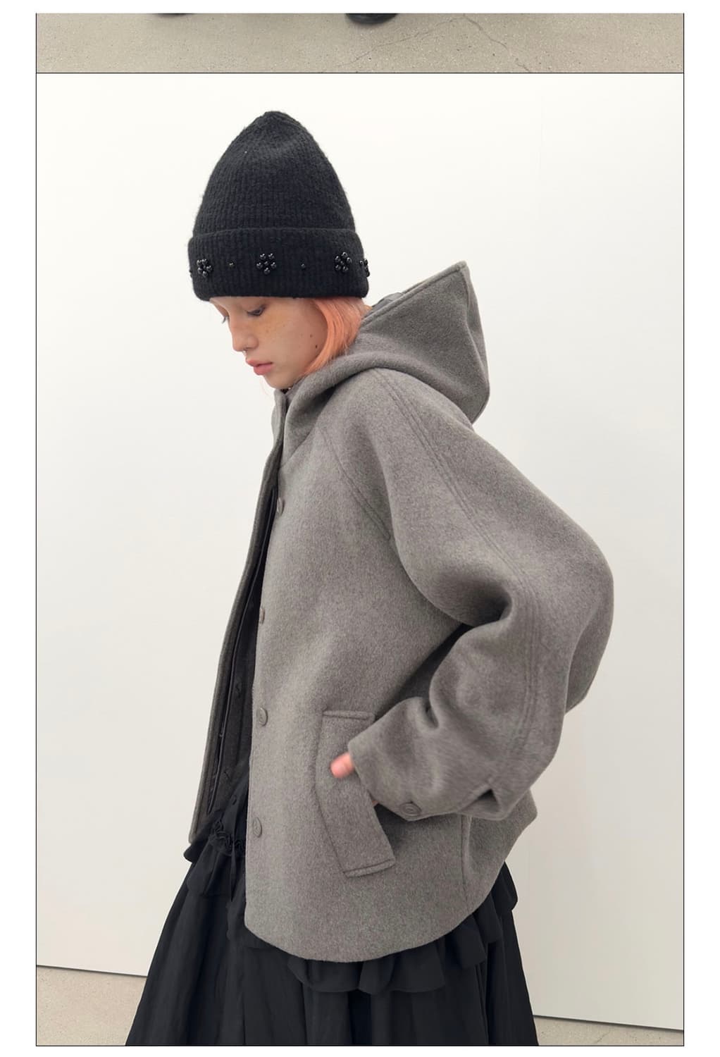 타입서비스 하프코트 그레이 상품이미지2