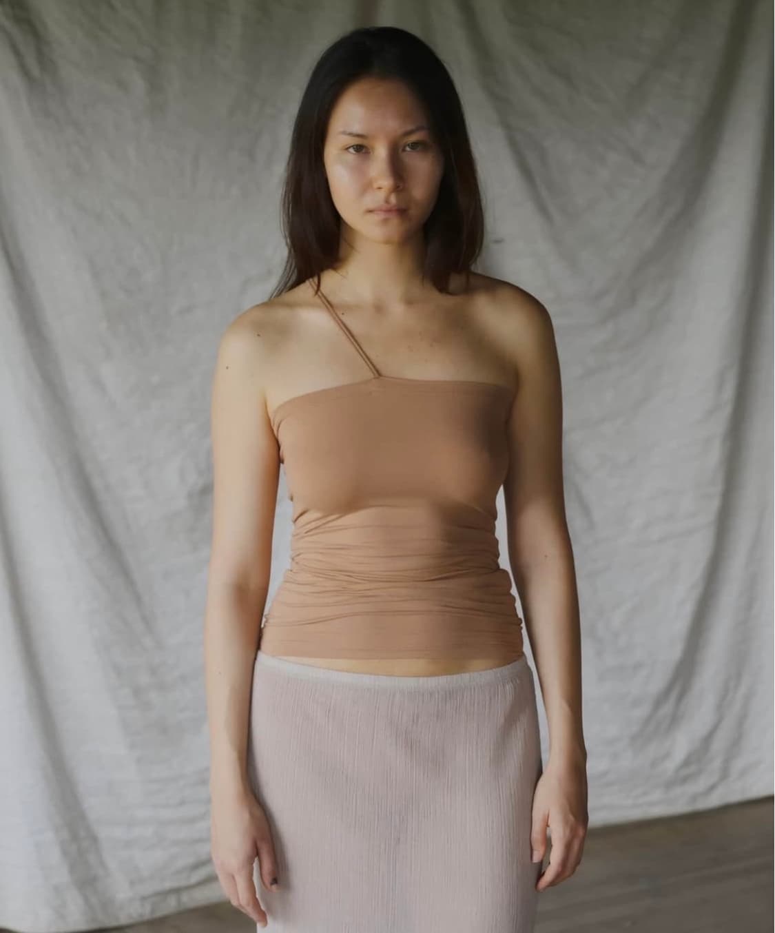 (XS,S,M) 베이스레인지 Nida 숄더탑 / 오라 상품이미지2