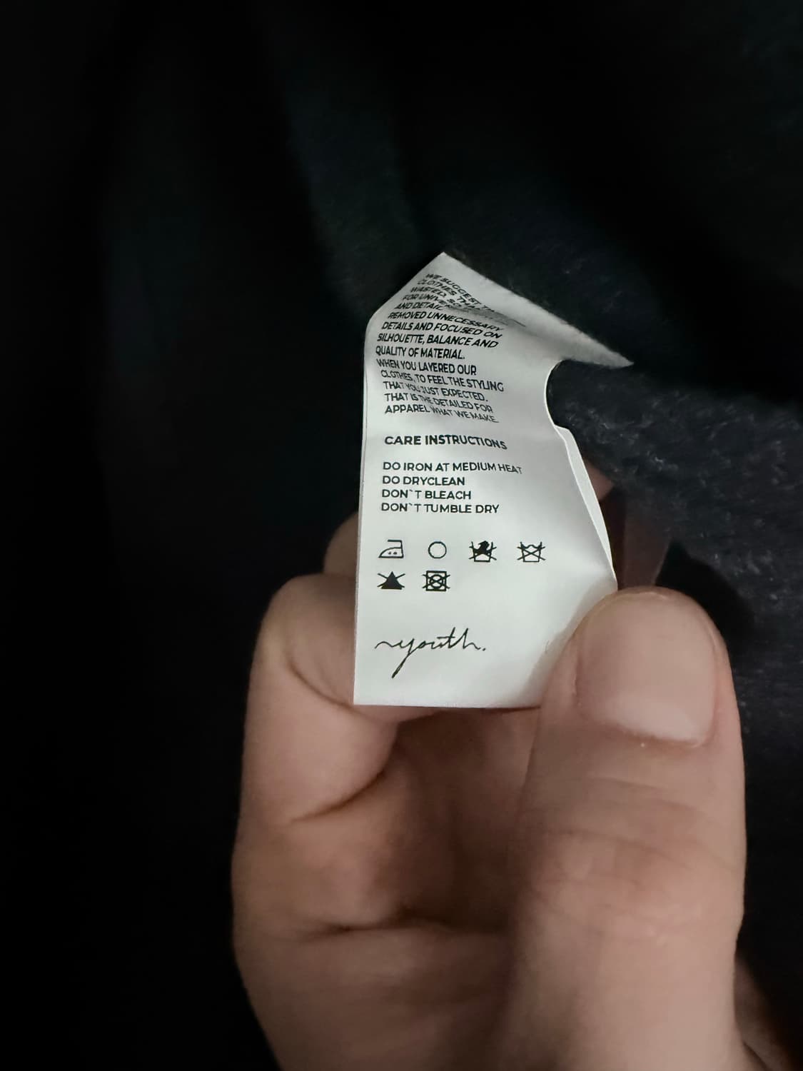 [ 새제품 컨디션 ] 유스 체스터 필드 코트 차콜 그레이 L사이즈 상품이미지5