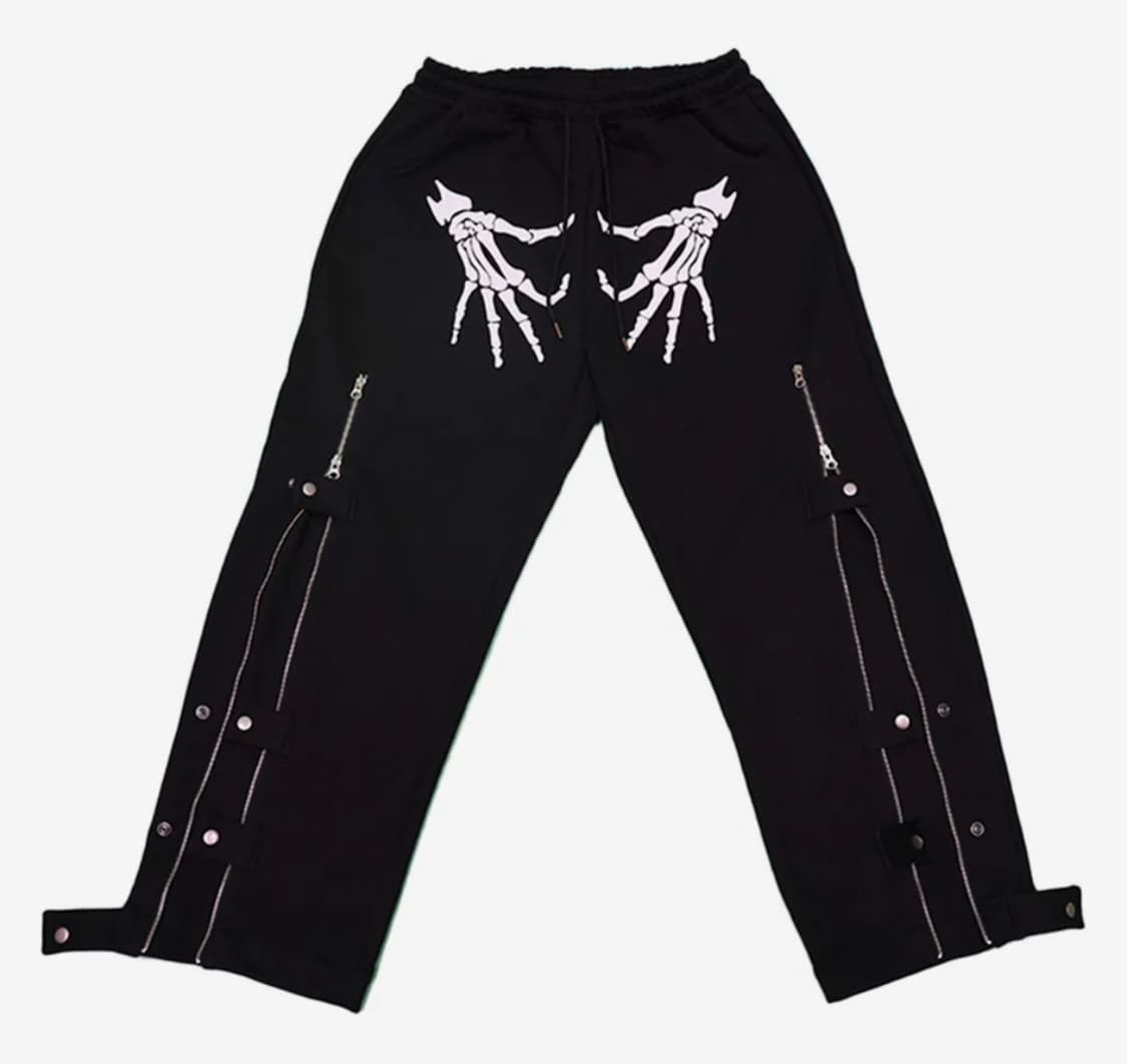 OS) 컷더트래쉬 스웻팬츠 블랙 상품이미지1