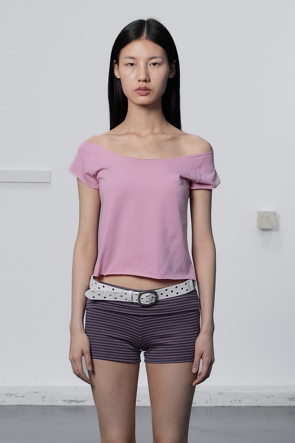 세릭 TWO RING HOLE BELT / WHITE 상품이미지6