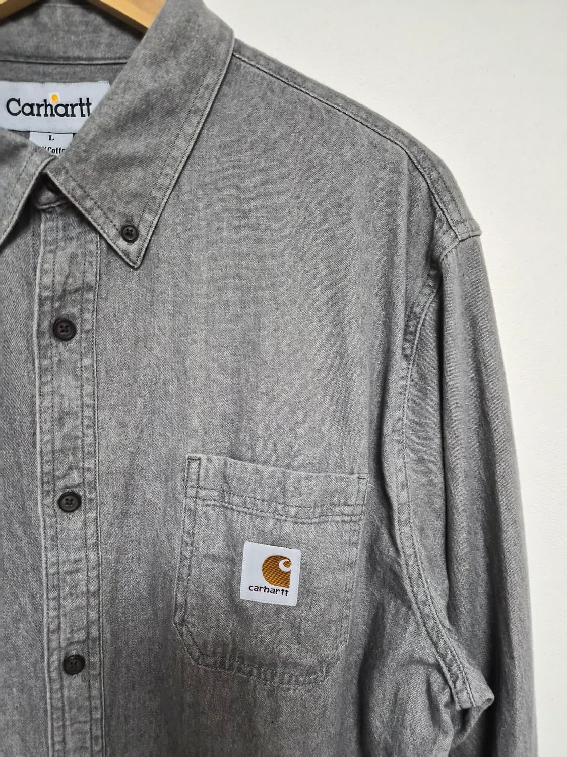 칼하트Carhartt 블랙 셔츠 L - S250 상품이미지3