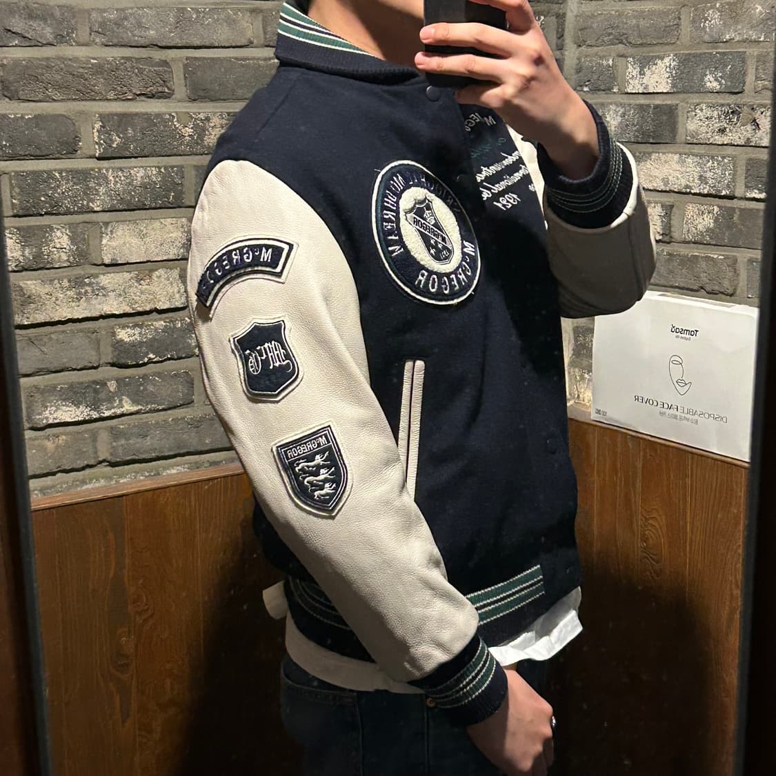 M) 맥그리거 1921 풀 패치 바시티 스타디움 자켓 상품이미지10