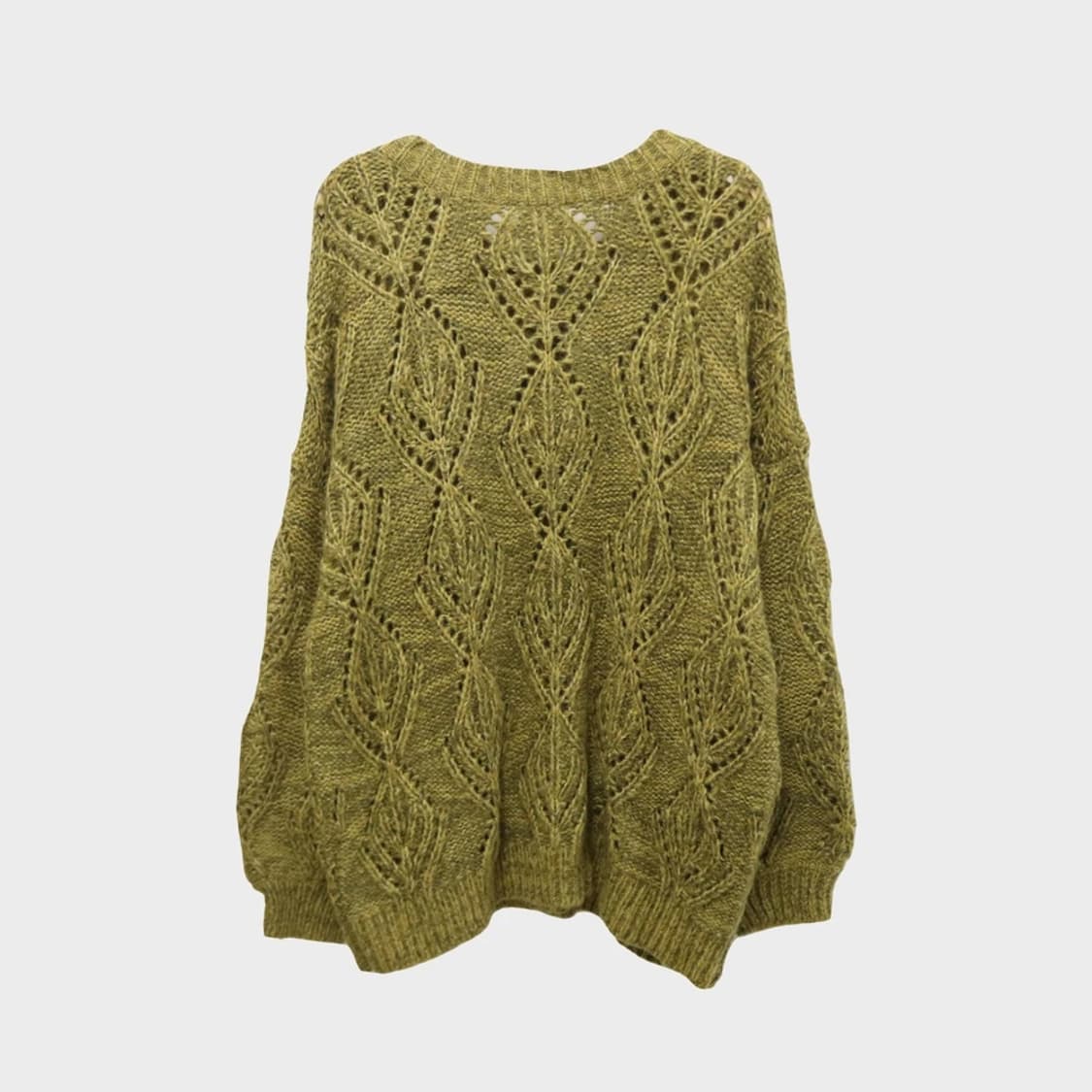 로리즈팜  그린 울 혼방 니트 가디건 61154 상품이미지2