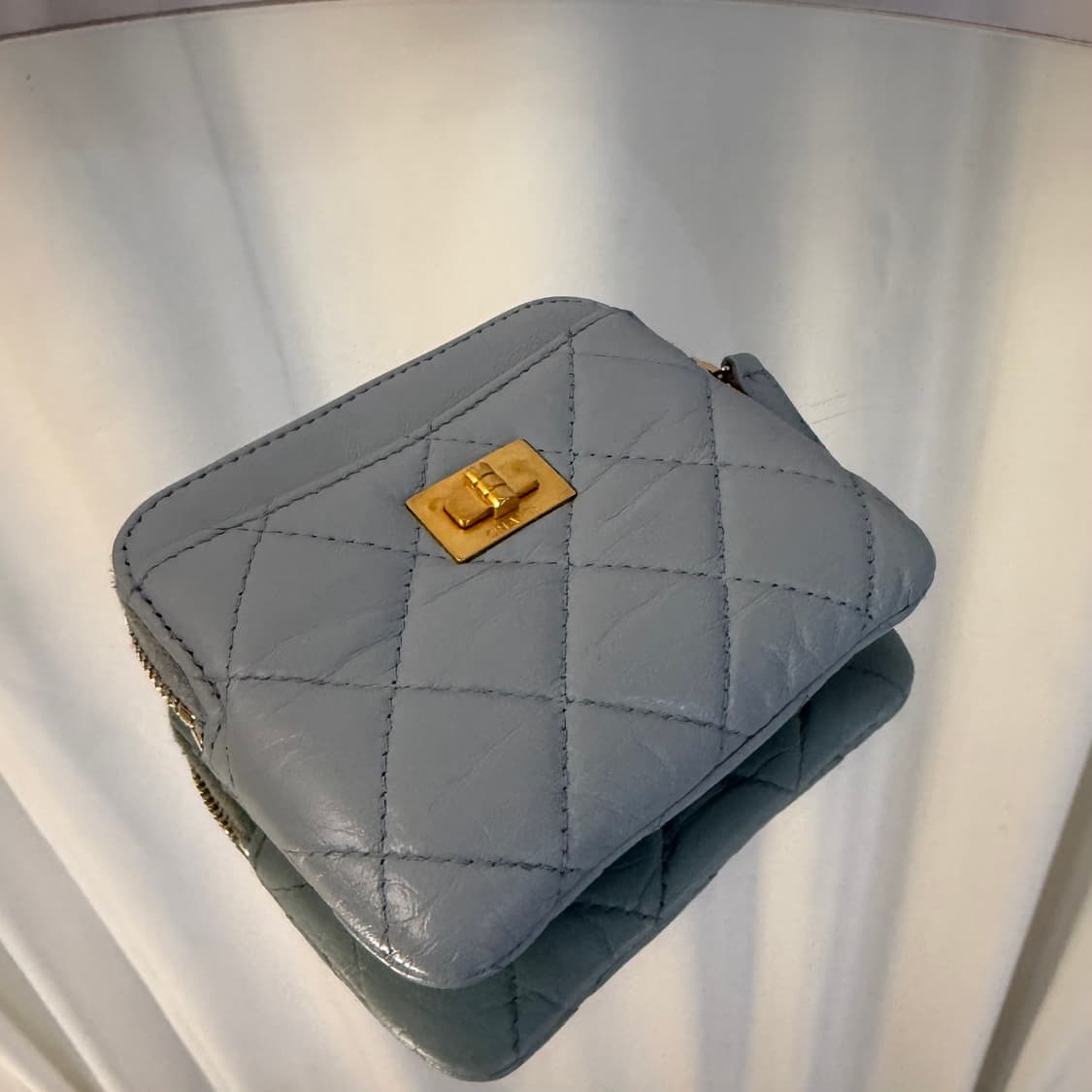 샤넬 2.55 빈티지 지퍼 카드지갑 상품이미지5