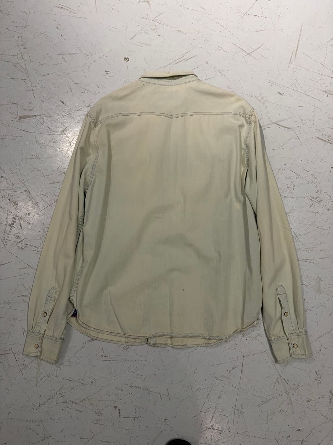 Bershka 에스닉 패턴 웨스턴 포켓 데님 셔츠  상품이미지7