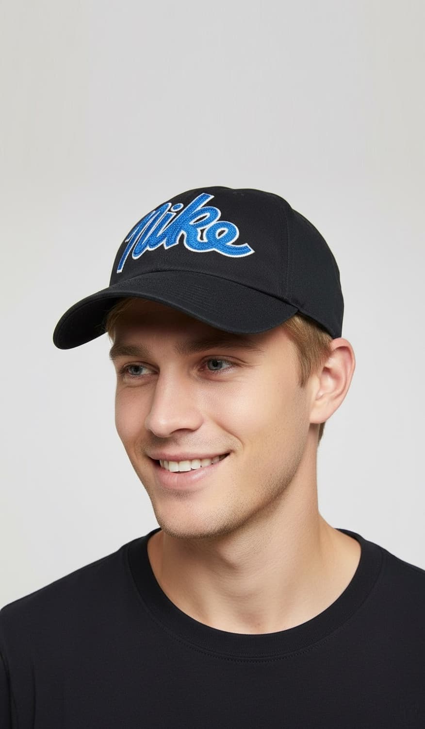 NIKE 나이키 빈티지 초레어 헤리티지86 블루 레터링 자수 볼캡 모자 상품이미지2