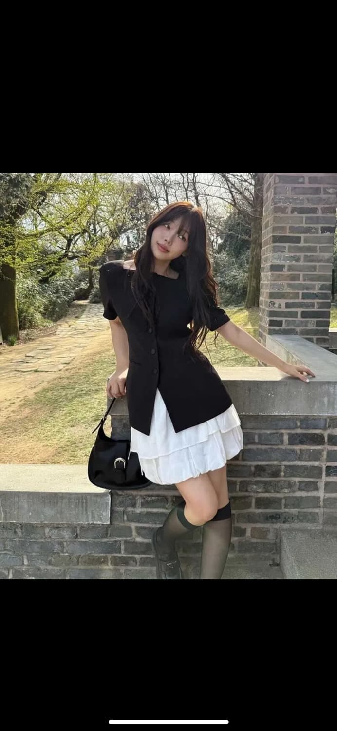 잇미샤 스퀘어넥 슬림핏 자켓 66 상품이미지1