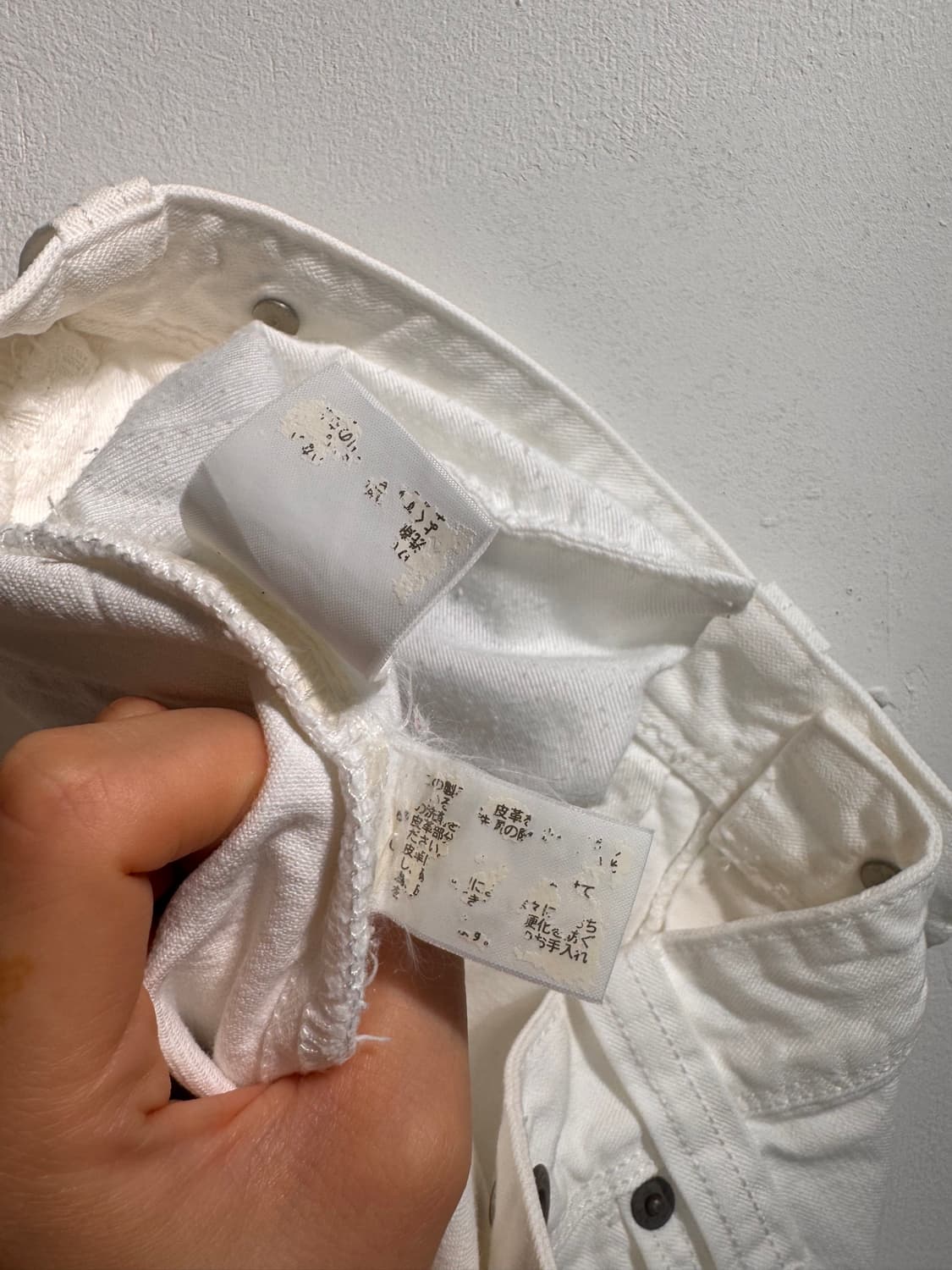 Polo Ralph Lauren 폴로 화이트 코튼 데님 스커트 상품이미지9