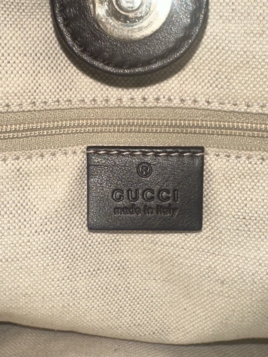 구찌 시마 수키 레더 숄더백 브라운 상품이미지5