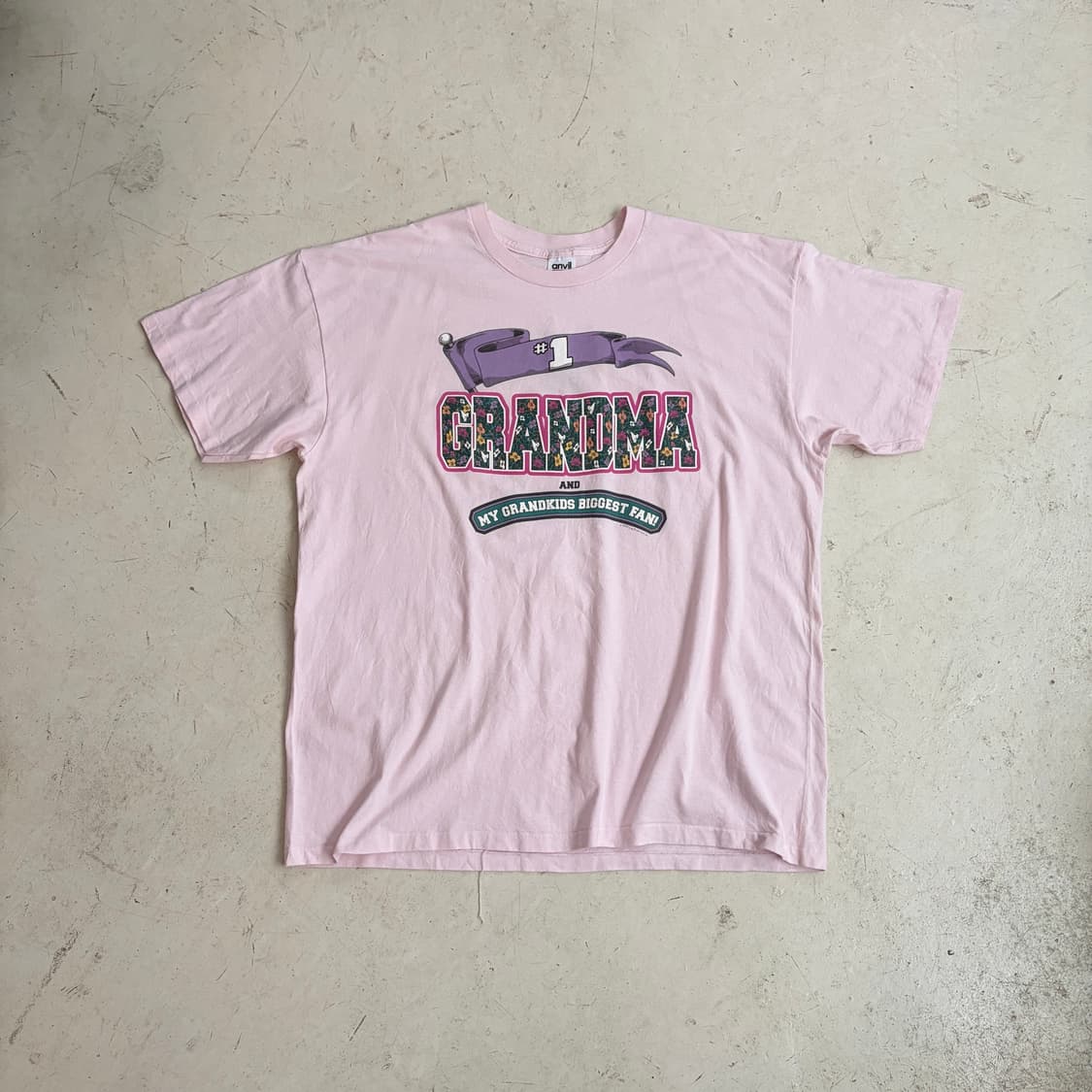 90s USA Anvil 빈티지 싱글스티치 반팔티 2XL 상품이미지1