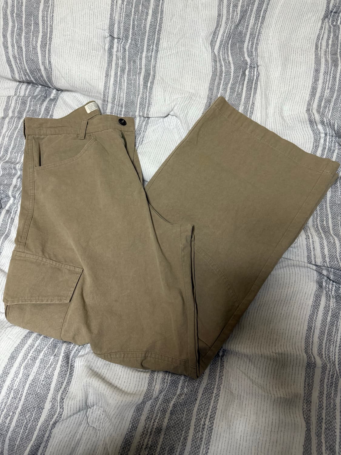 (1) 다이브인 베른 카고 팬츠 올리브 베이지 상품이미지3