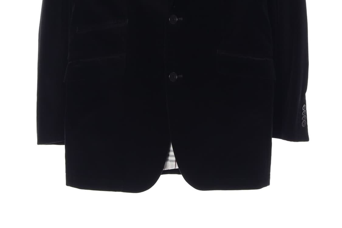 버버리 블랙라벨 벨벳 블레이저 M 상품이미지5