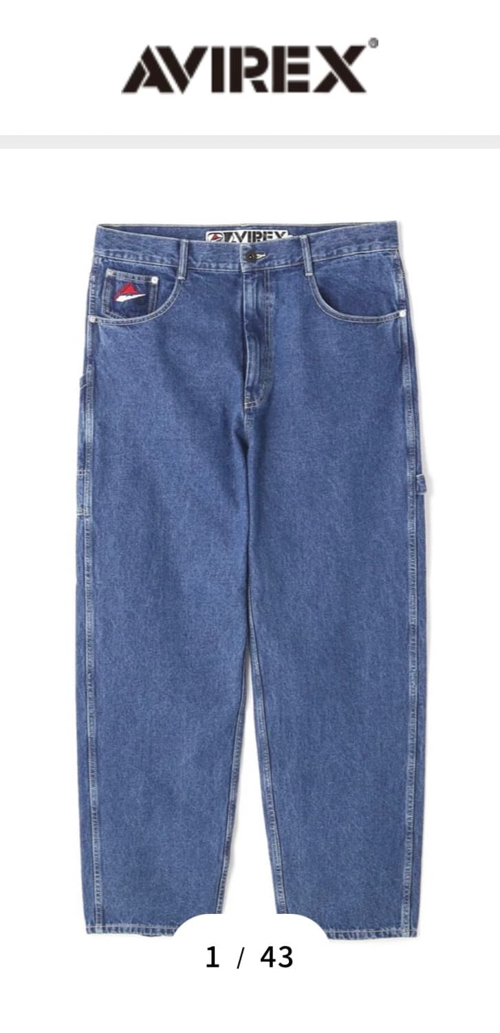 아비렉스 카펜터 데님팬츠 상품이미지2