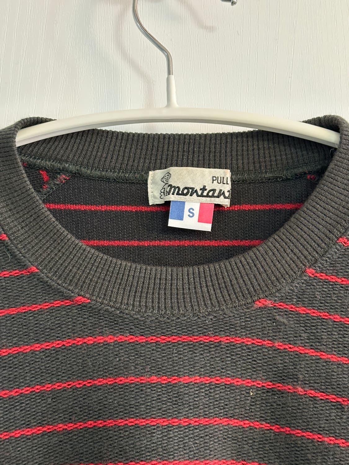 회색 단가라 맨투맨 상품이미지2