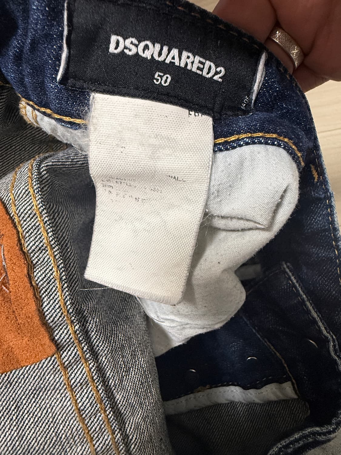 💙 디스퀘어드2 워싱 디스트로이드 데님 50 / 남성 빈티지 버튼플라이 상품이미지6