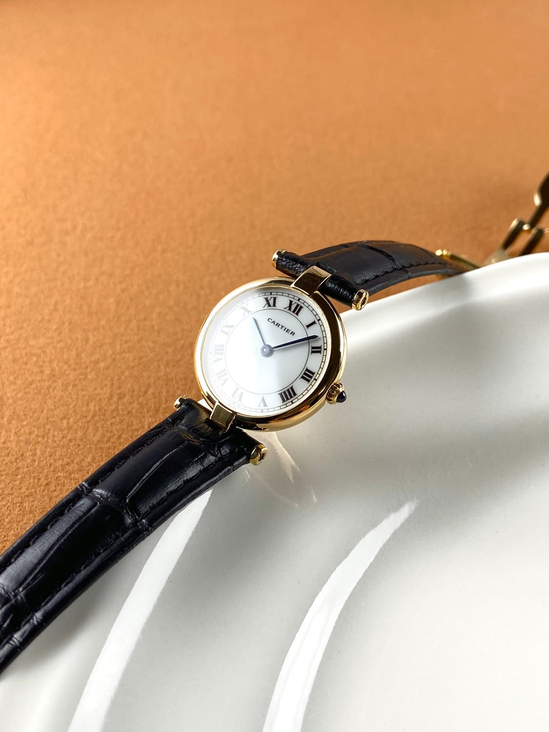 cartier vendome round 18K watch SM 상품이미지5