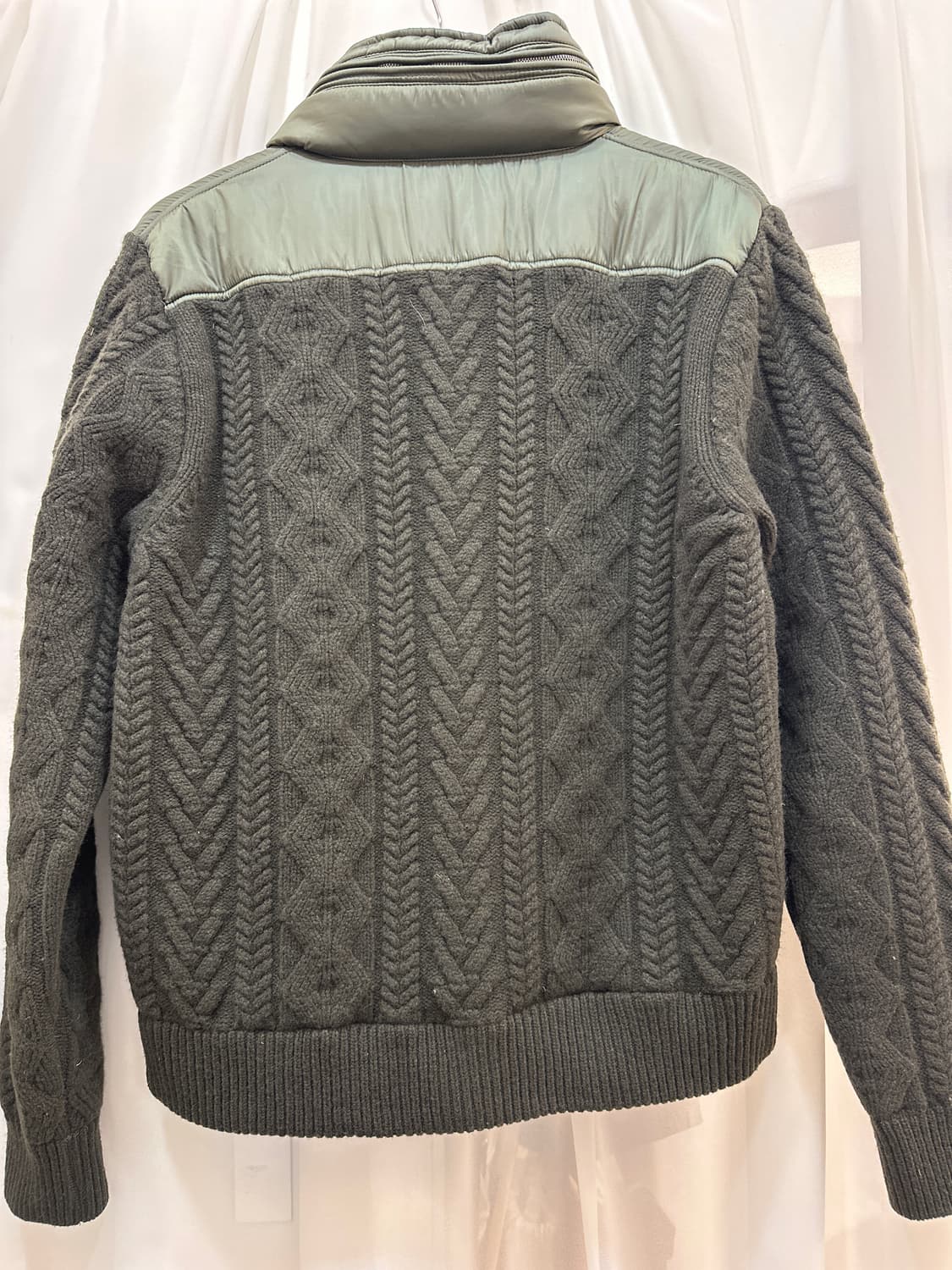 Esemplare 패딩 니트 집업 상품이미지5