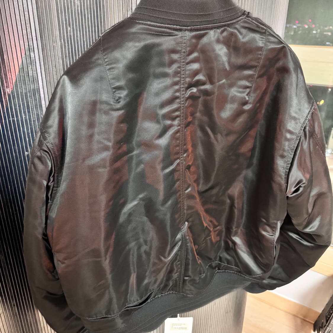 앰부쉬 블랙 봄버 자켓 상품이미지6