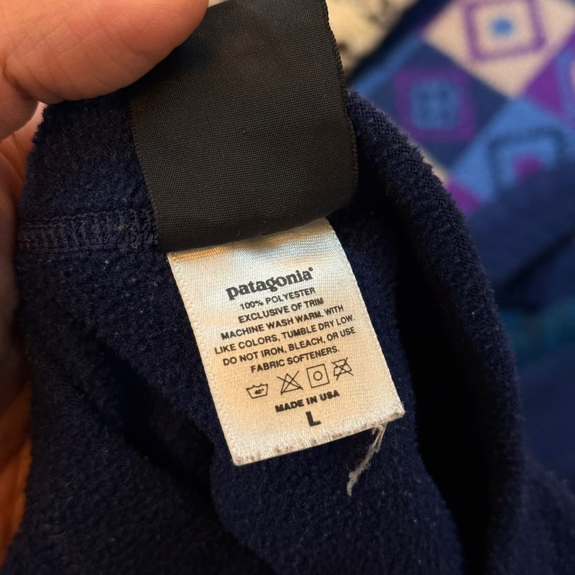 90S 파타고니아 캐플린 캐필린 플리스 헨리넥 L 상품이미지7