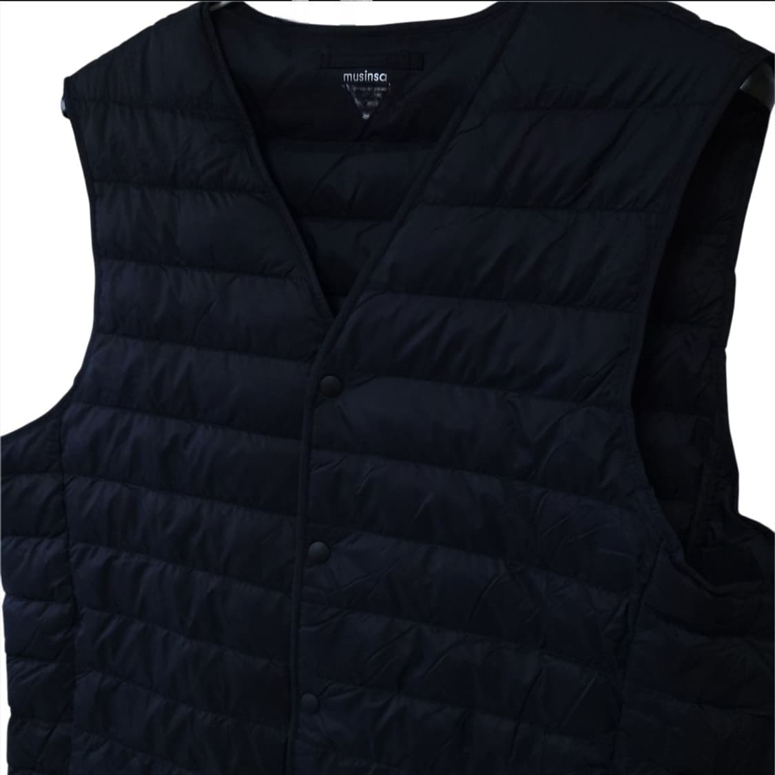 무신사 다운경량패딩조끼 100 -105 오리털 상품이미지4