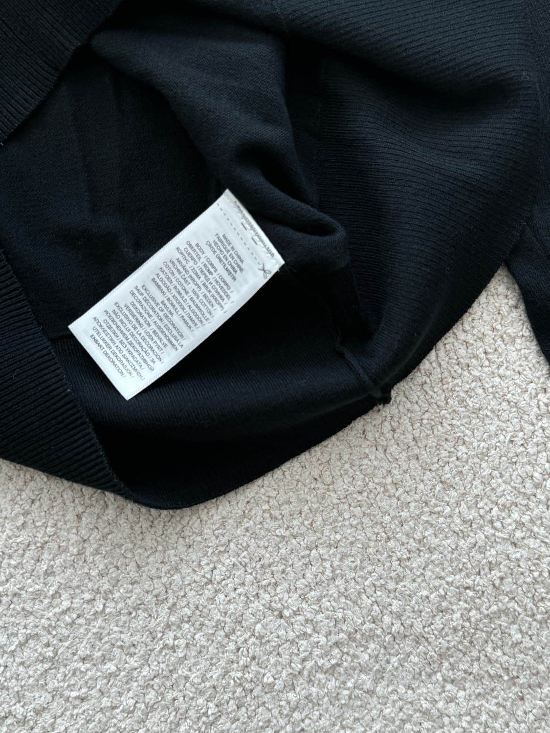 (새상품/정품) 폴로랄프로렌 피마코튼 가디건(블랙) 상품이미지4