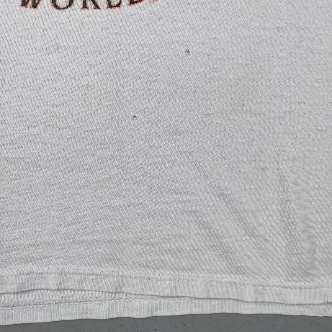 빈티지 롤링스톤즈 부두 라운지 투어 화이트 반팔 상품이미지9