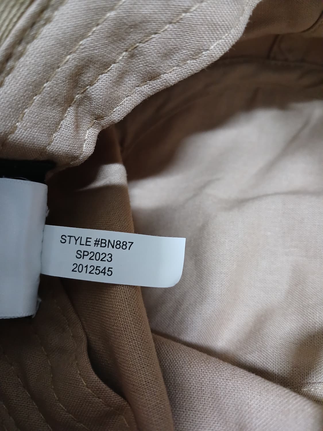 (S-M)J.CREW 제이크루 면 100 여성용 버킷햇 베이지 상품이미지8