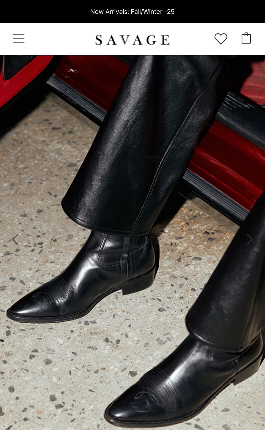 세비지 웨스턴 부츠 285(43.5) 상품이미지1