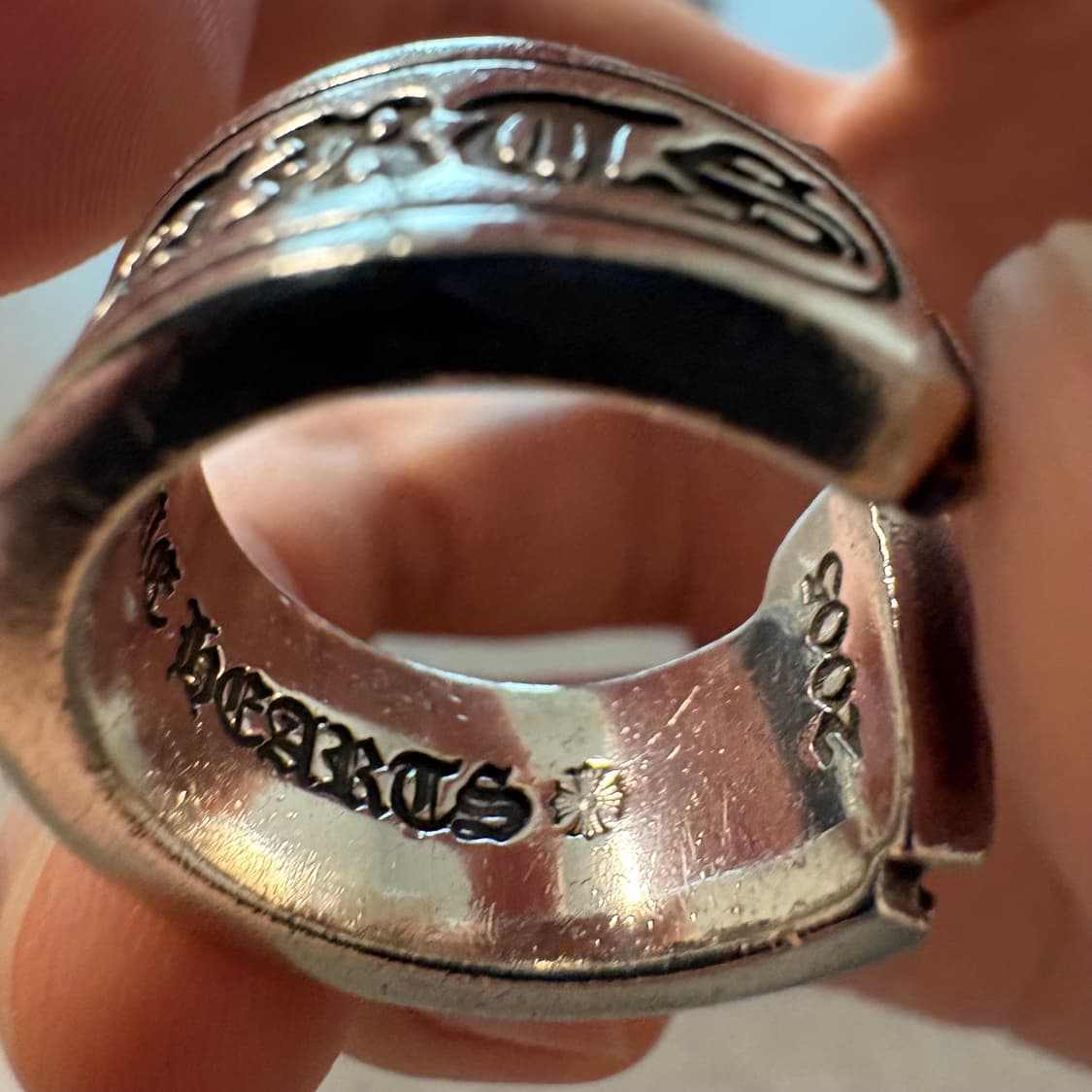 크롬하츠 스크롤라벨링 라지 us8 상품이미지3