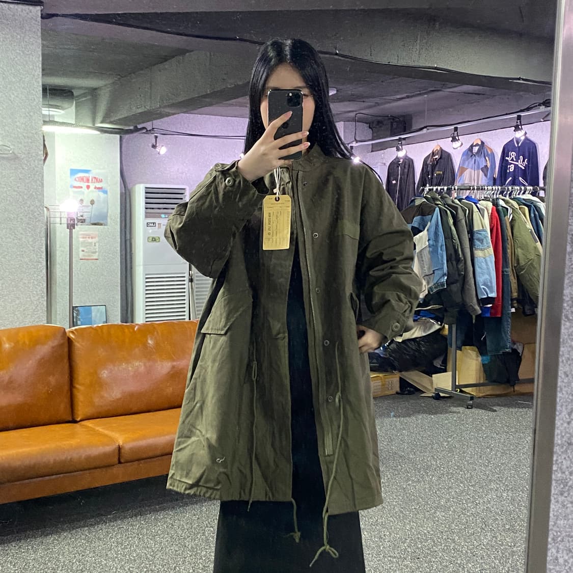 라퍼지스토어 카키 피시테일 자켓 B3093 상품이미지1