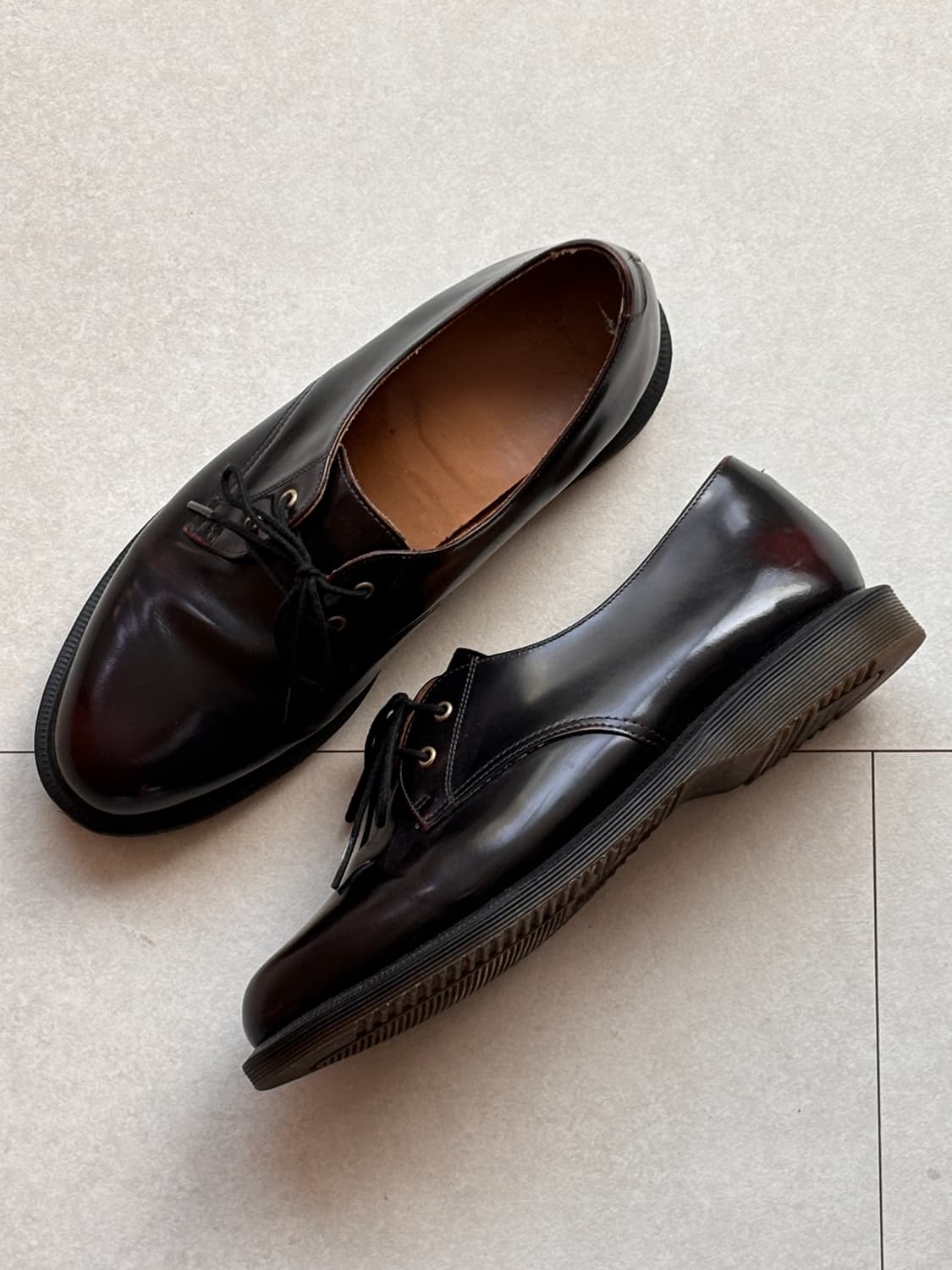 닥터마틴 2홀 더비 브룩 체리버건디 UK8 상품이미지1