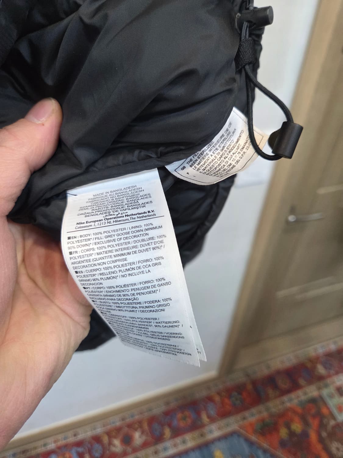 나이키 여성 라바 플로우 구스다운 패딩 M 상품이미지4